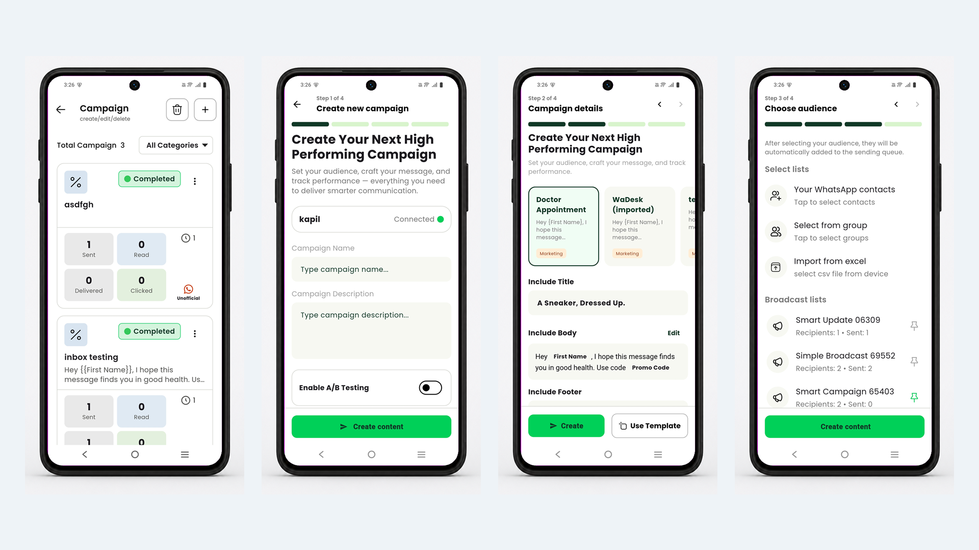 WaDesk | AI-Powered Omnichannel, Bulk Messaging Flutter App screenshot 5 of 10